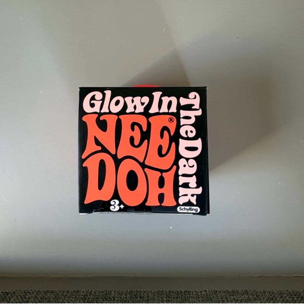 Glow in the Dark NeeDoh Stressball | Orange